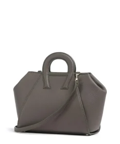 Eliza M Handtasche genarbtes Rindsleder taupe