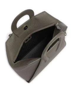 Eliza M Handtasche genarbtes Rindsleder taupe