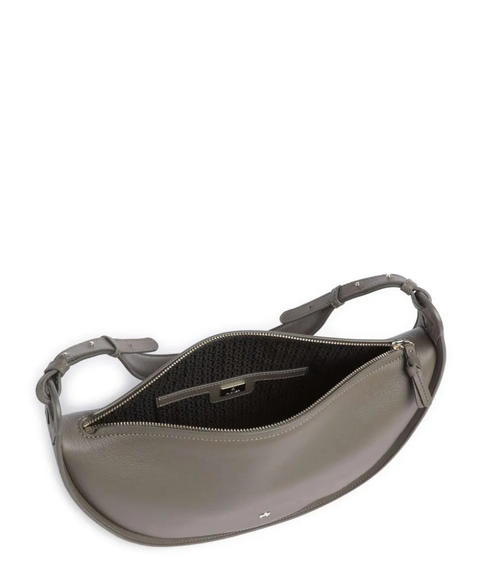 Eliza S Beuteltasche genarbtes Rindsleder khaki