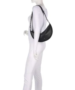 Eliza S Beuteltasche genarbtes Rindsleder schwarz