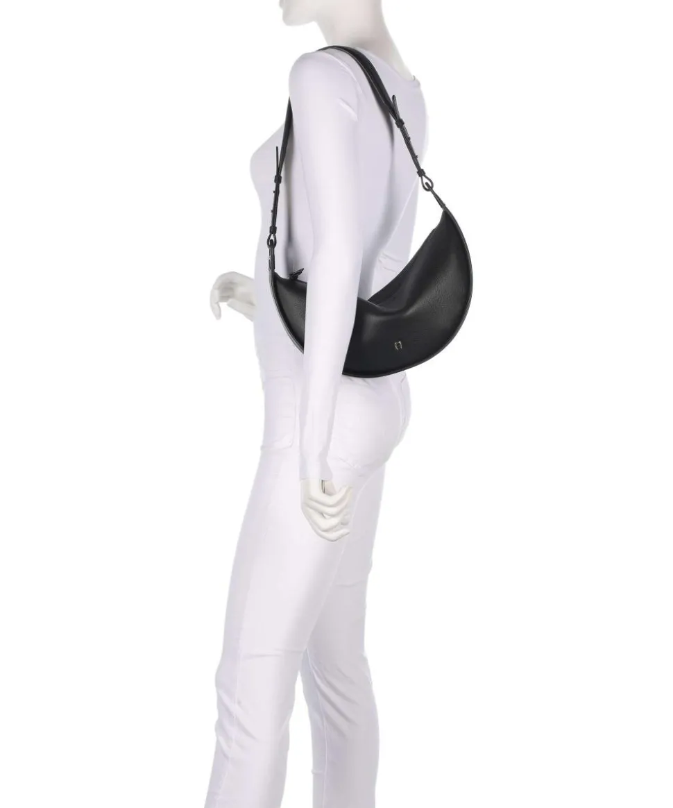 Eliza S Beuteltasche genarbtes Rindsleder schwarz