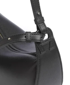 Eliza S Beuteltasche genarbtes Rindsleder schwarz