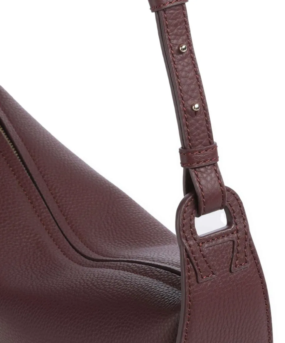 Eliza S Beuteltasche genarbtes Rindsleder wein