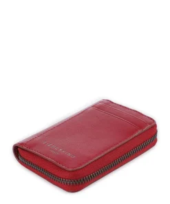 Eliza Sheep Natural S RFID Geldbörse Schafsleder dunkelrot