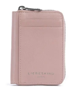 Eliza Sheep Natural S RFID Geldbörse Schafsleder altrosa