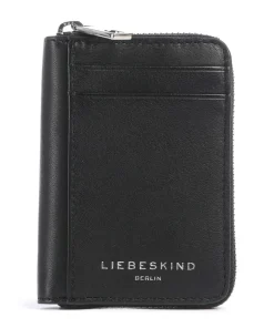 Eliza Sheep Natural S RFID Geldbörse Schafsleder schwarz