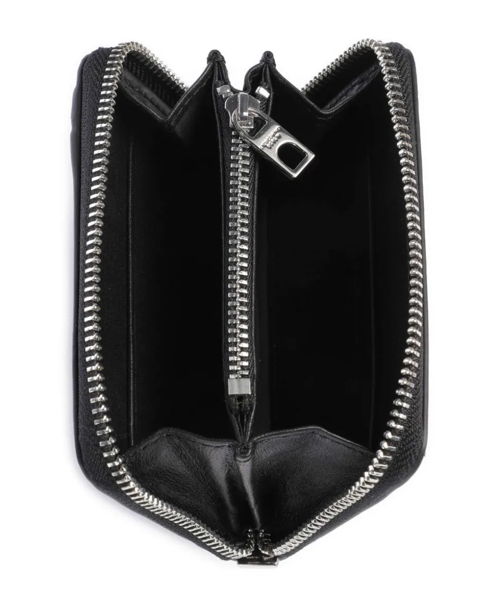 Eliza Sheep Natural S RFID Geldbörse Schafsleder schwarz