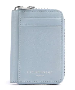 Eliza Sheep Natural S RFID Geldbörse Schafsleder hellblau