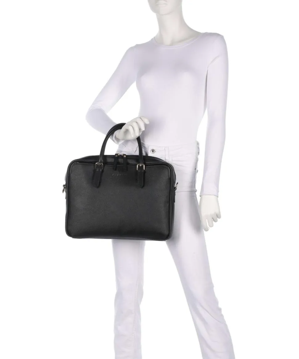 Ella Aktentasche 15″ Lederimitat schwarz