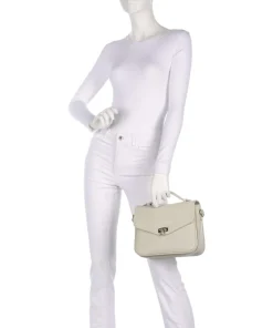 Ella Handtasche Lederimitat beige