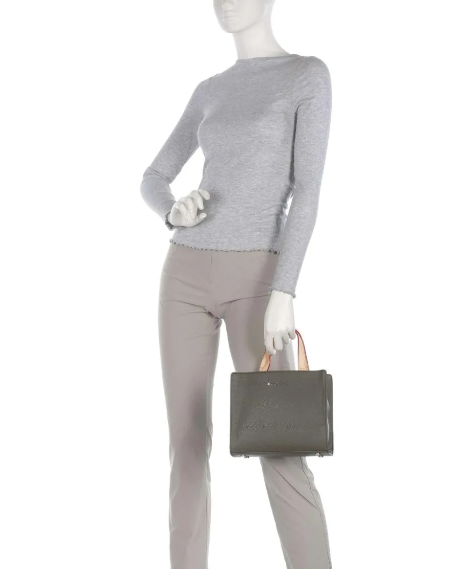 Ella Handtasche Lederimitat olivgrün