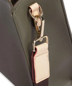 Ella Handtasche Lederimitat olivgrün