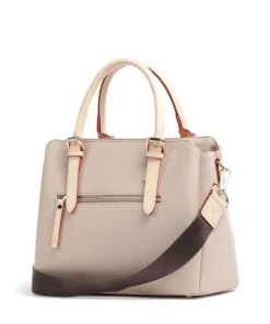 Ella Handtasche Lederimitat beige
