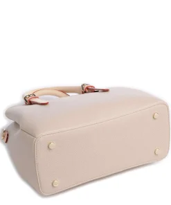 Ella Handtasche Lederimitat beige