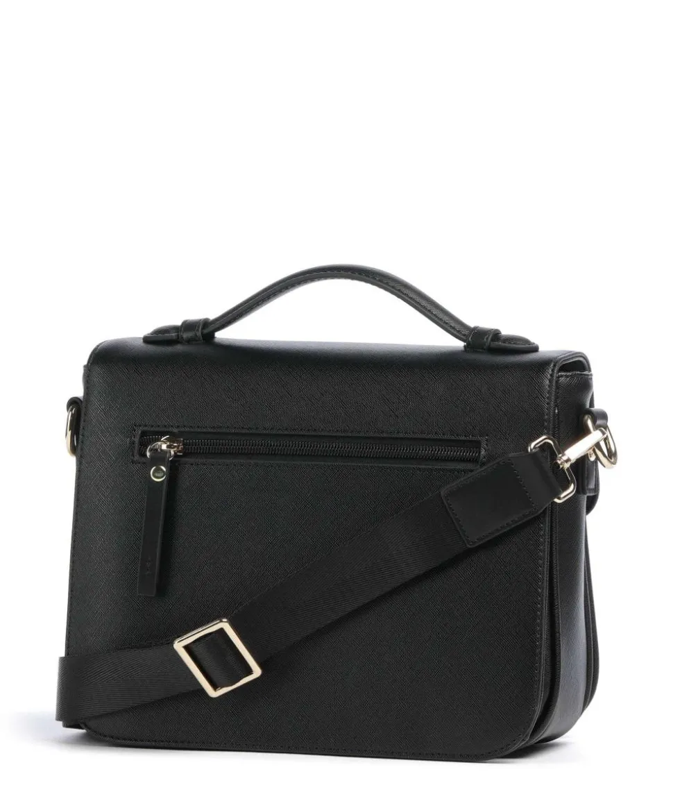 Ella Handtasche Lederimitat schwarz