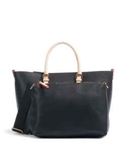 Ella Handtasche Lederimitat schwarz