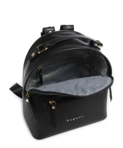 Ella Rucksack Lederimitat schwarz