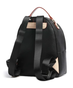 Ella Rucksack Lederimitat schwarz