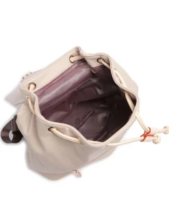 Ella Rucksack Lederimitat beige