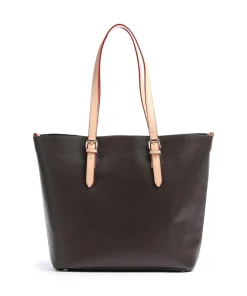 Ella Shopper Lederimitat dunkelbraun