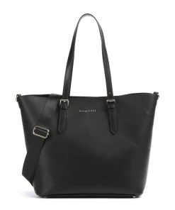 Ella Shopper Lederimitat schwarz