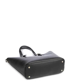 Ella Shopper Lederimitat schwarz