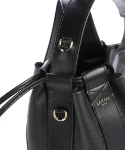 Elles S Bucket bag genarbtes Rindsleder schwarz