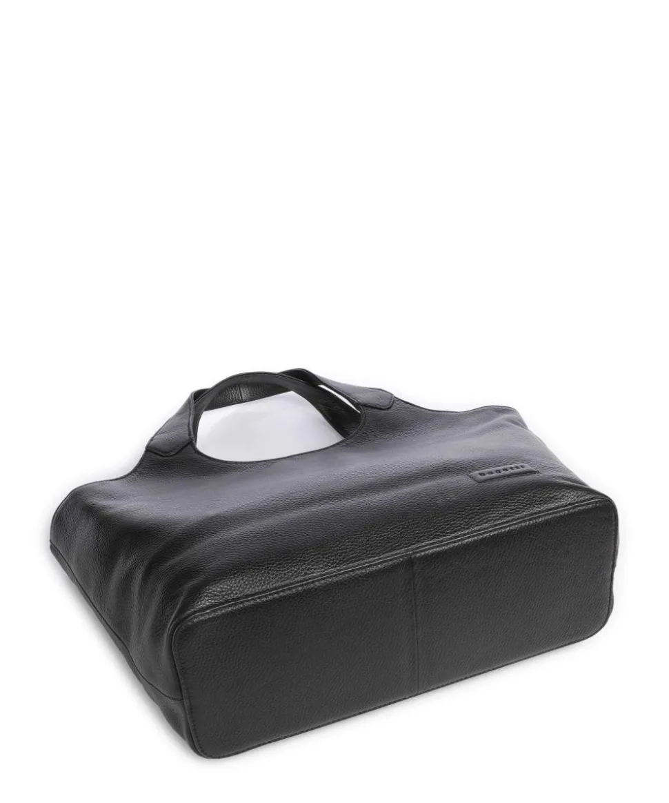 Elsa Handtasche 13″ genarbtes Rindsleder schwarz