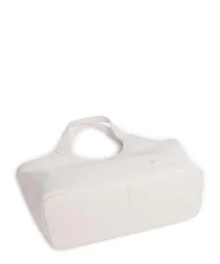 Elsa Handtasche 13″ genarbtes Rindsleder weiß