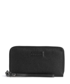 Elsa RFID Geldbörse genarbtes Rindsleder schwarz