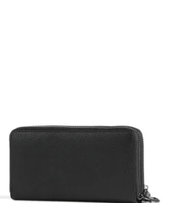 Elsa RFID Geldbörse genarbtes Rindsleder schwarz