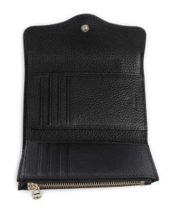 Elsa RFID Geldbörse genarbtes Rindsleder schwarz