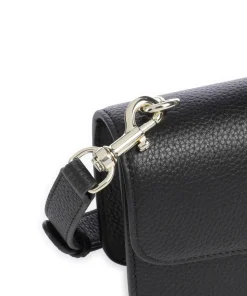 Elsa XS Umhängetasche genarbtes Rindsleder schwarz