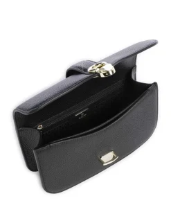 Elsa XS Umhängetasche genarbtes Rindsleder schwarz