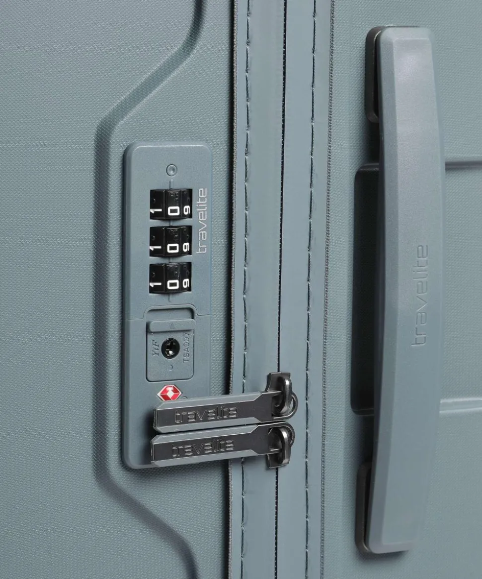 Elvaa L 4-Rollen Trolley blaugrau 76 cm