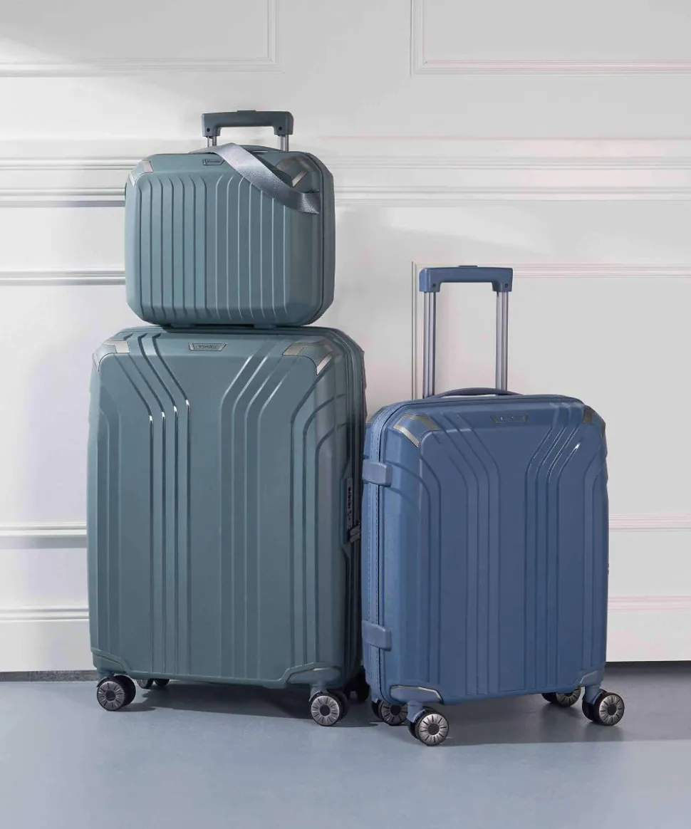 Elvaa M 4-Rollen Trolley blaugrau 66 cm