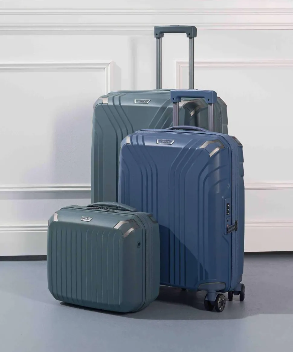 Elvaa M 4-Rollen Trolley blaugrau 66 cm