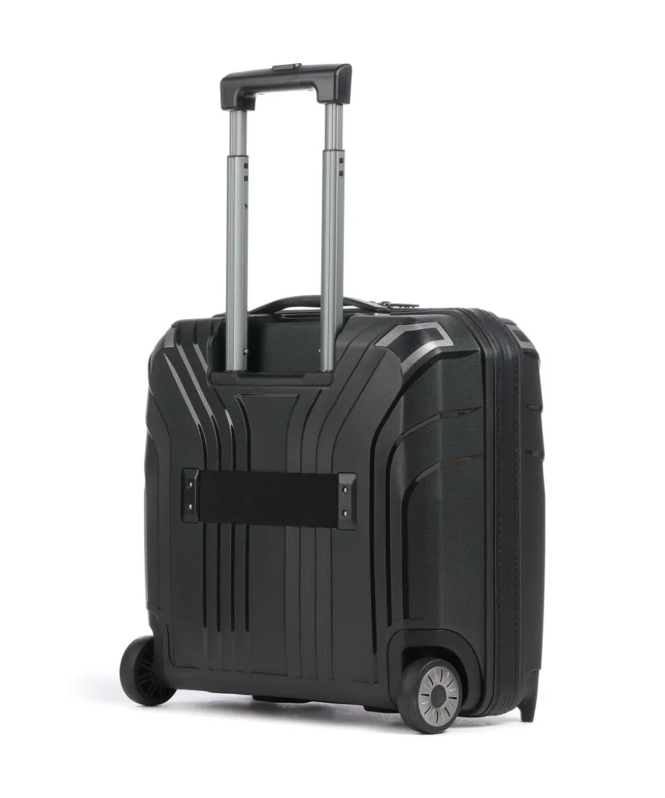 Elvaa 2-Rollen Trolley schwarz 44 cm