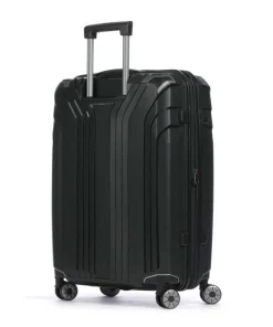 Elvaa 4-Rollen Trolley Set schwarz 3-tlg.