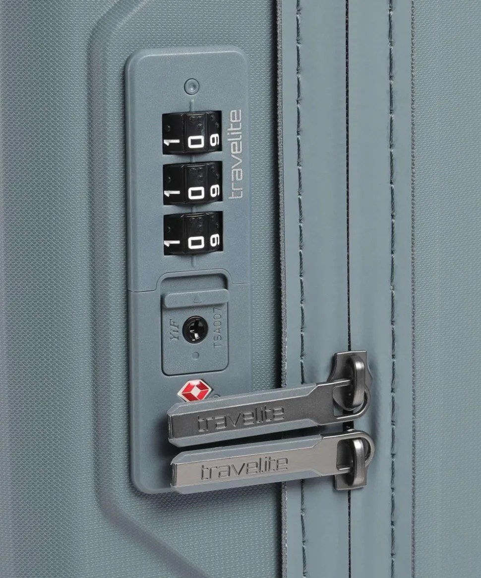 Elvaa S 4-Rollen Trolley blaugrau 55 cm