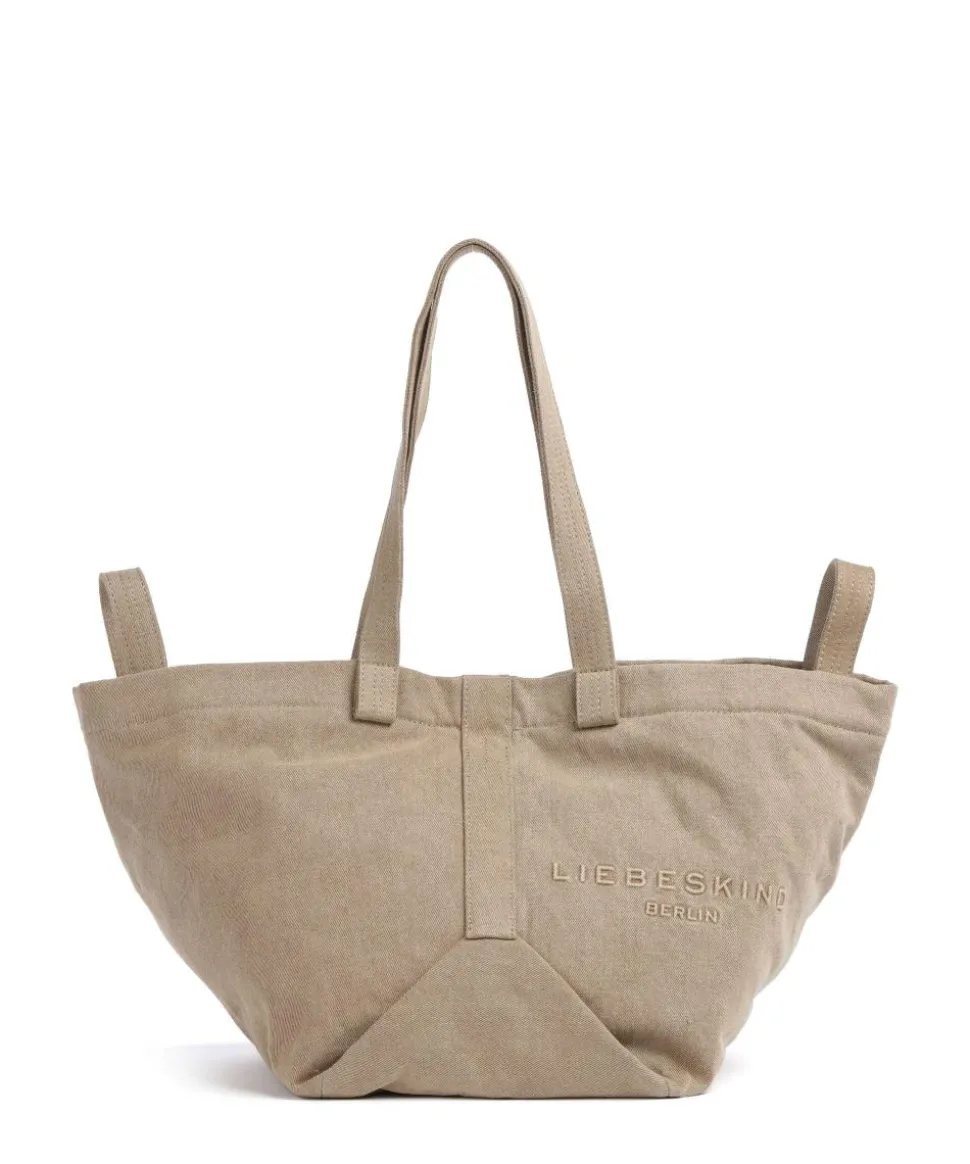 Elvira Denim M Shopper Canvas beige