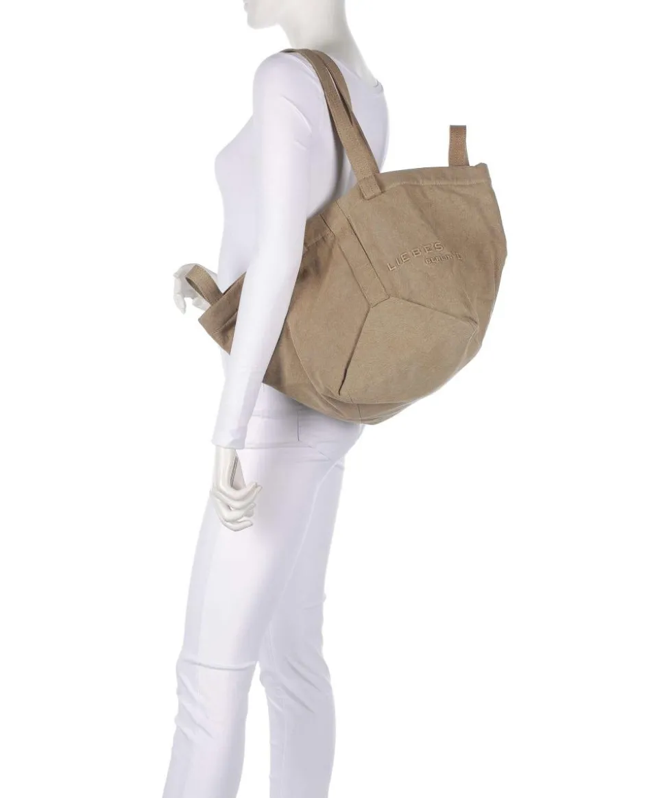 Elvira Denim M Shopper Canvas beige