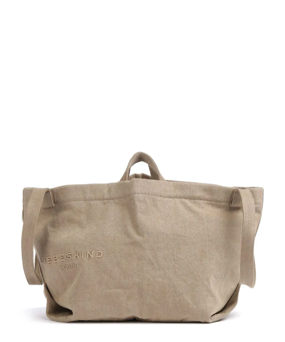 Elvira Denim M Shopper Canvas beige