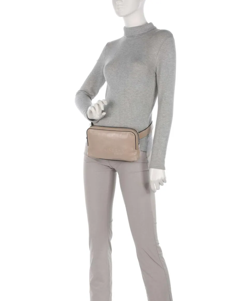 Elvira Lamb SF Verna Gürteltasche fein genarbtes Leder taupe