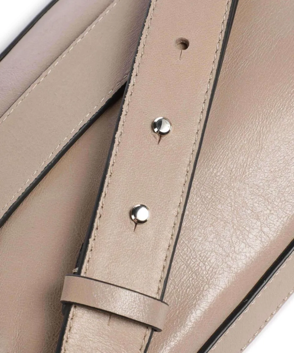 Elvira Lamb SF Verna Gürteltasche fein genarbtes Leder taupe