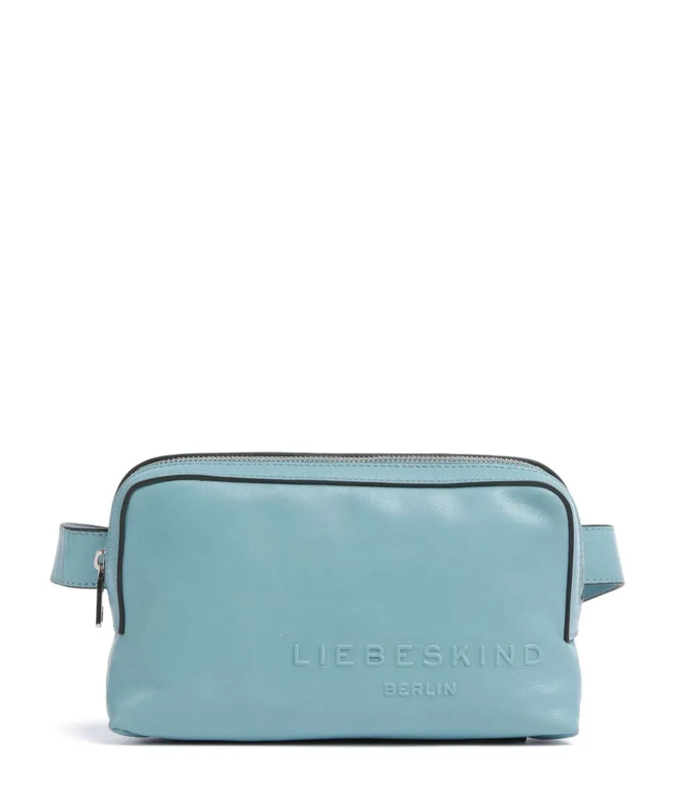 Elvira Lamb SF Verna Gürteltasche fein genarbtes Leder petrol