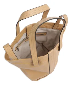 Elvira Lamb SF Verna S Handtasche fein genarbtes Leder beige