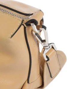 Elvira Lamb SF Verna S Umhängetasche genarbtes Leder beige