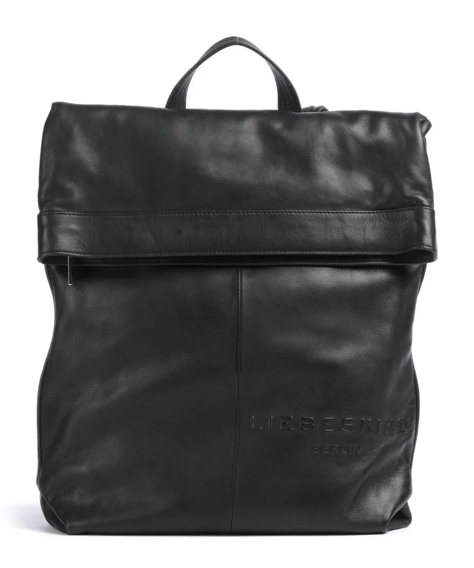 Elvira Sheep Natural M Rucksack 13″ Schafsleder schwarz