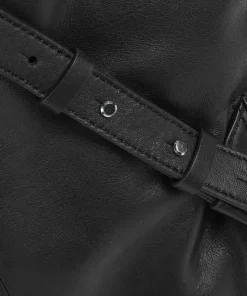 Elvira Sheep Natural M Rucksack 13″ Schafsleder schwarz